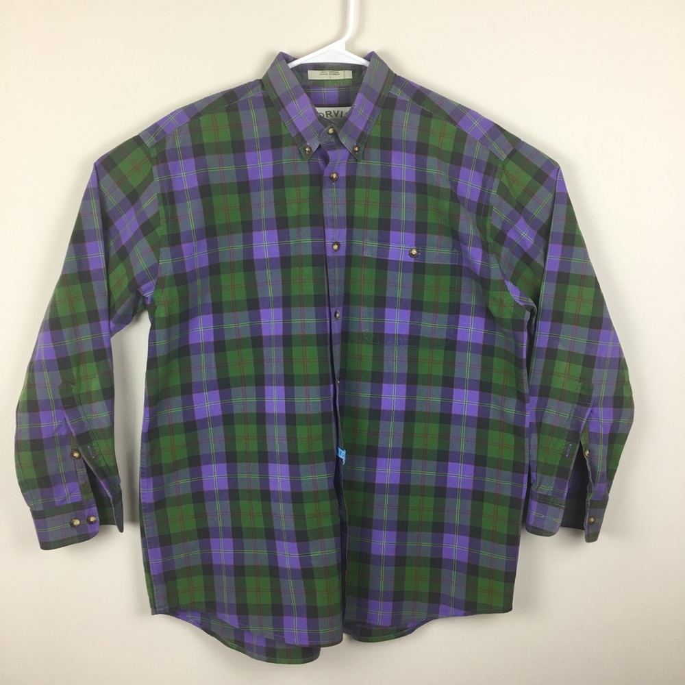 Orvis Men’s Plaid checked Dress Shirt